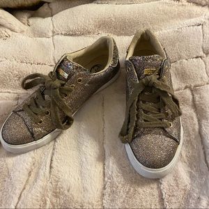 Guess Maegane3 Glitter Sneakers - Size 7.5